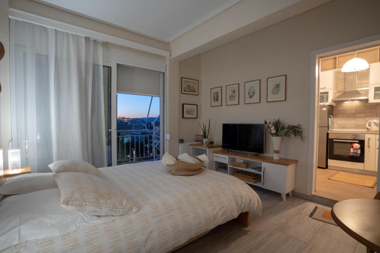 אתונה Pagrati 1 Bedroom 2 Persons Apartment By Mps מראה חיצוני תמונה